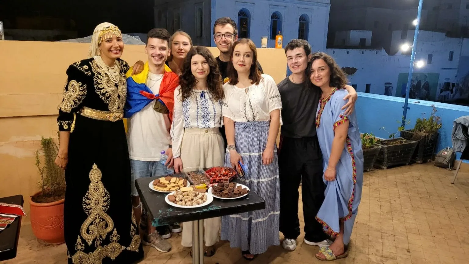 Participantes do proxecto Erasmus+ traballando xuntos en Larache